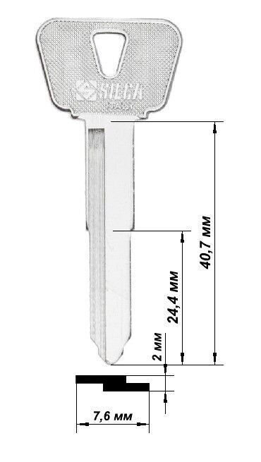 Заготовка ключа YAMA-26D YH35R YM42L YA34R x x Yamaha