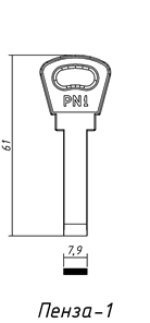 Ключ пенза. Заготовки ключей Пенза. Ключ от Пензы 1663.